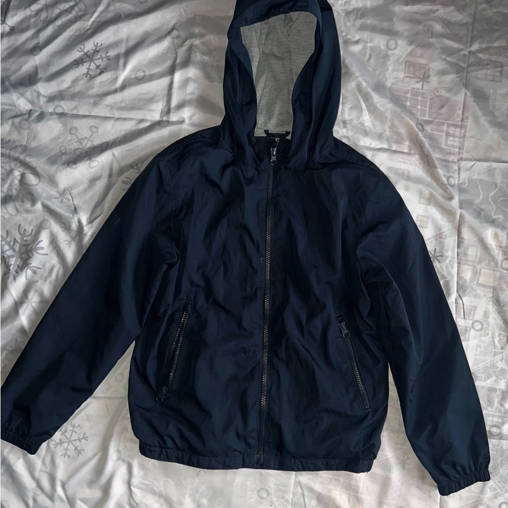 GAP Factory Dark Blue Hooded Raincoat